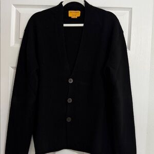 Elegant Black Cardigan Sweater